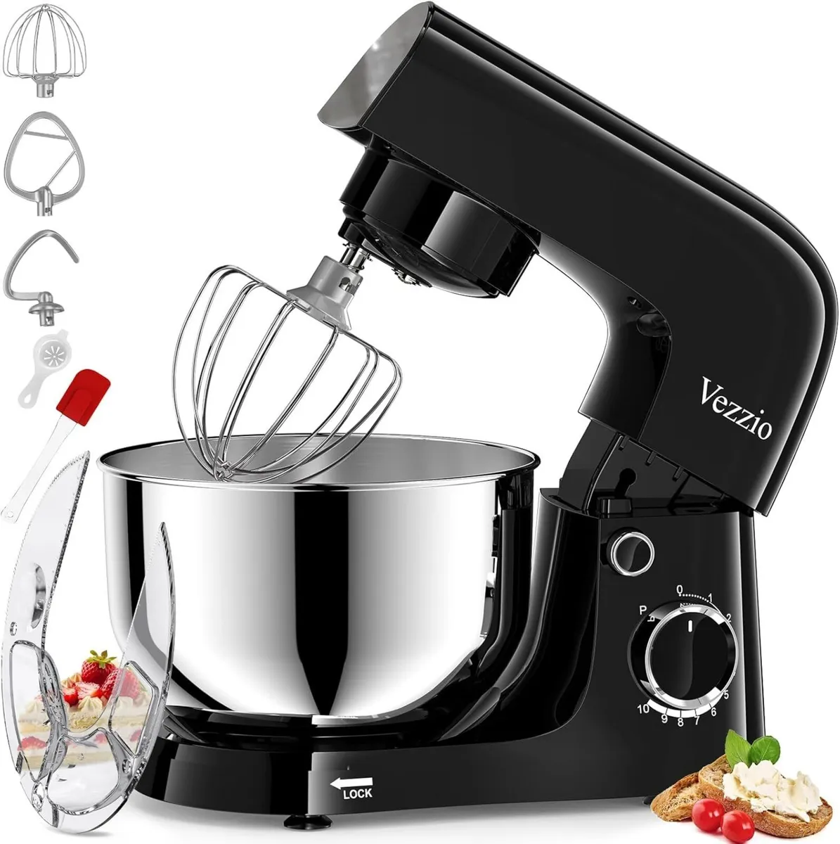 Small Stand Mixer 4.5 liters Food Mixers for - Image 1
