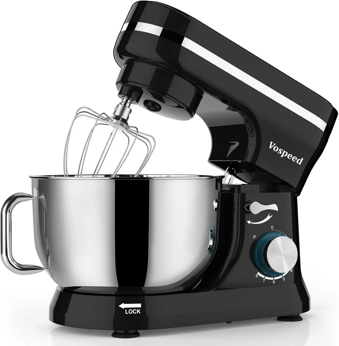 Stand Mixer 5 Quarts 8-Speed 1000W Tilt-Head Food - Image 1