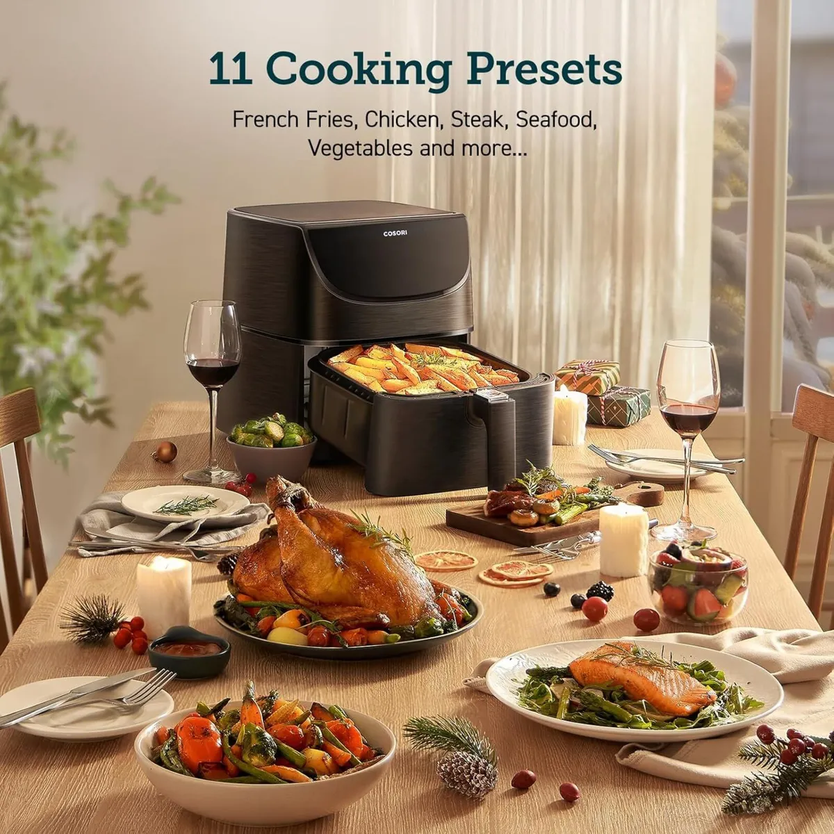 Air Fryer 5.5L Capacity Oil Free Energy and Time - Image 3