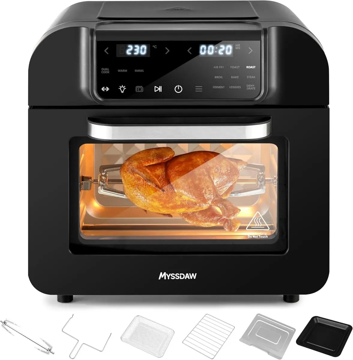 16L Air Fry Oven with Rotisserie Large Capacity - Image 1