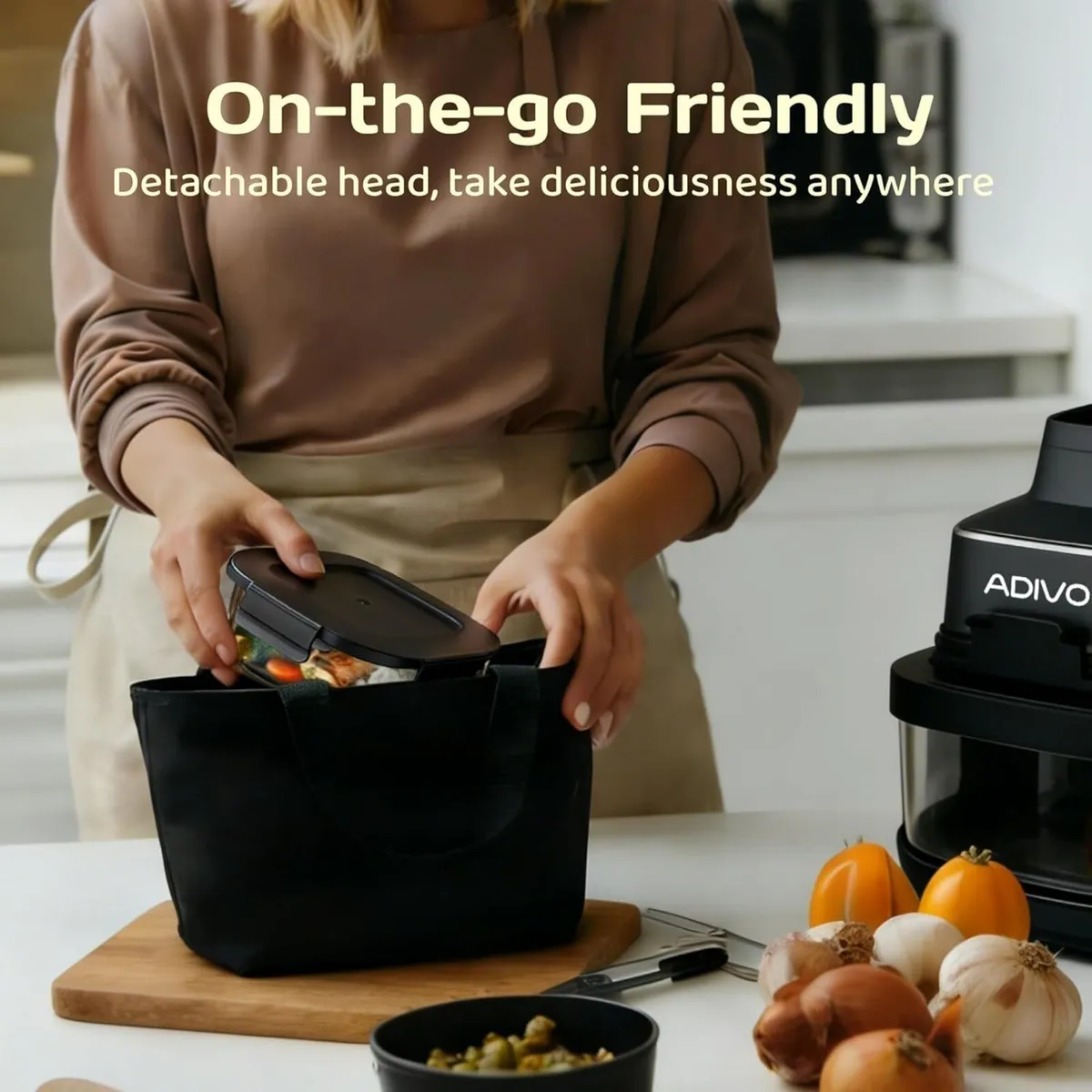 Glass Air Fryer 4L/1.5L Dual Capacity Visual - Image 2