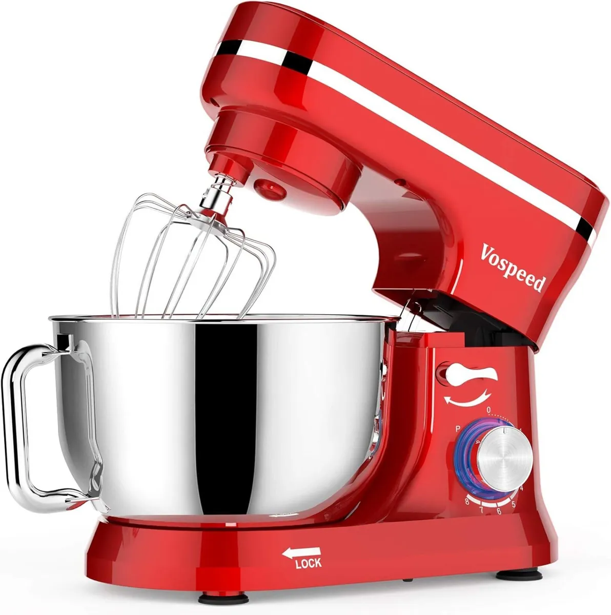 Stand Mixer 5 Quarts 8-Speed 1000W Tilt-Head Food - Image 1