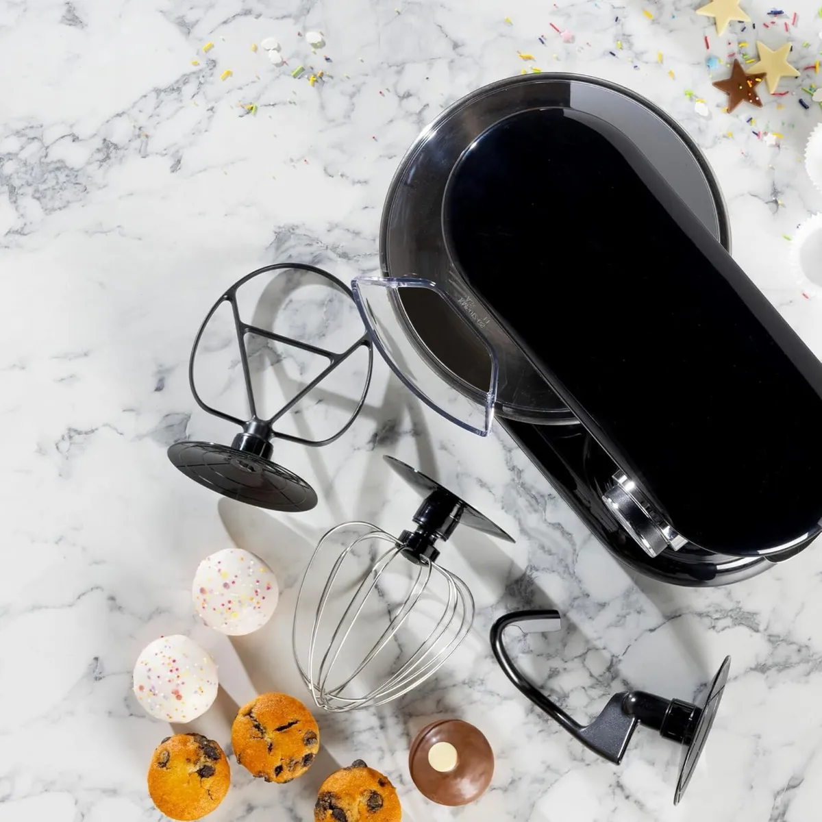 5 Litre Stand Mixer Stainless Steel 5L Bowl - Image 2