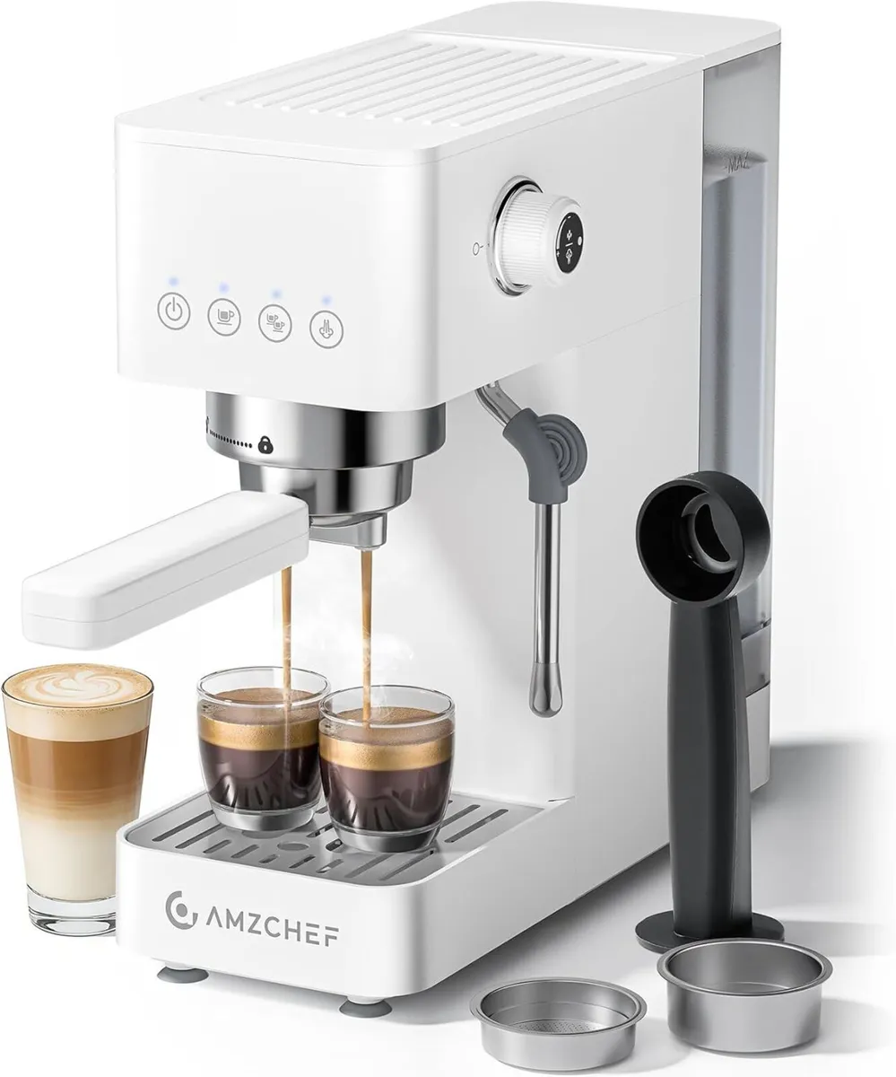 20-Bar-Professional-Espresso-Machine 1350W Coffee - Image 1