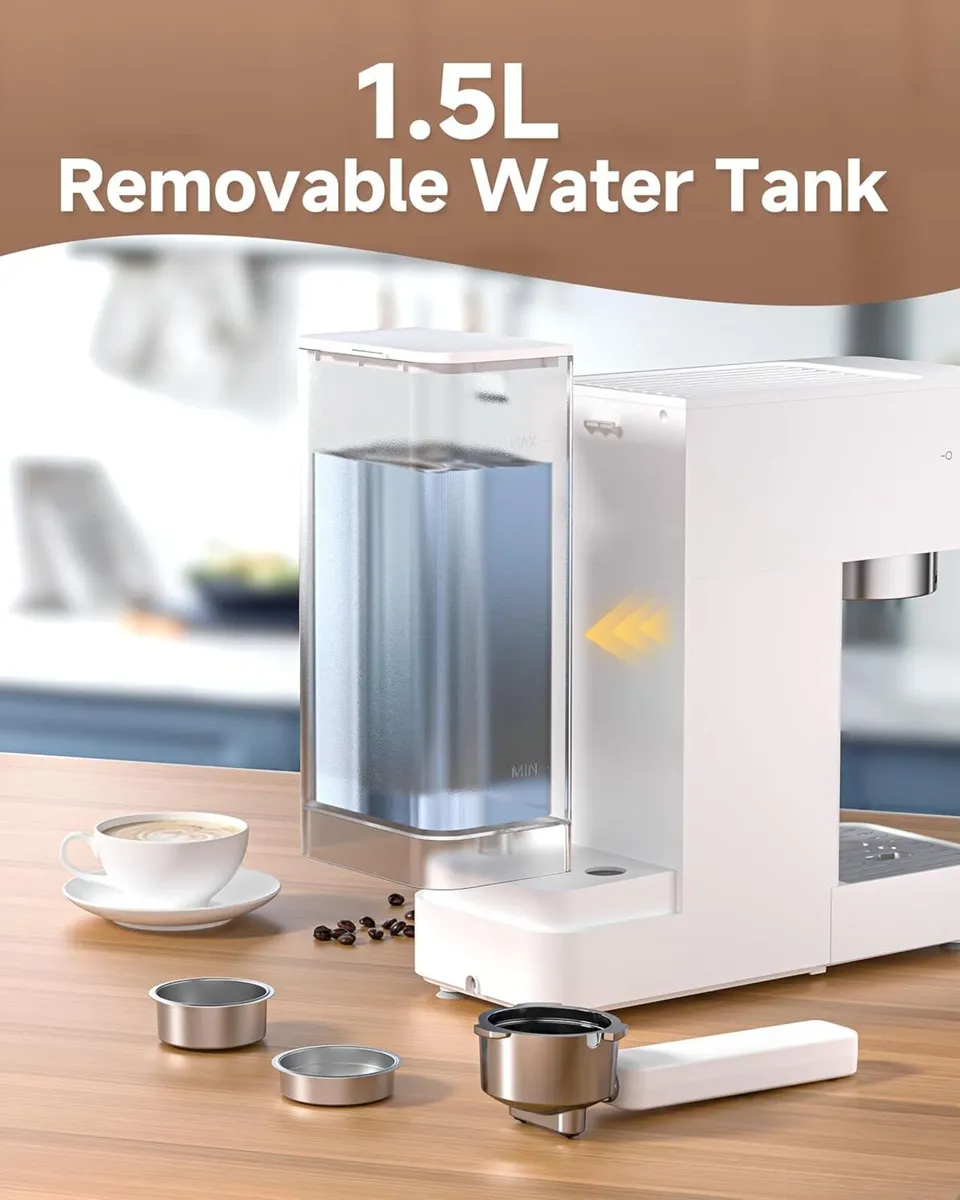 20-Bar-Professional-Espresso-Machine 1350W Coffee - Image 4