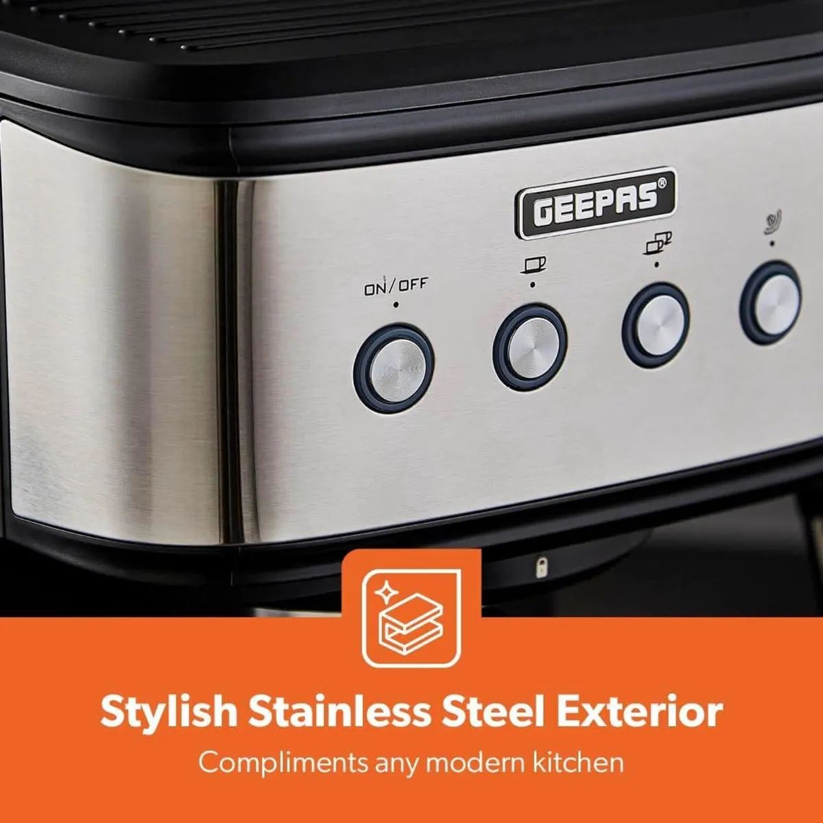 Espresso Cappuccino Coffee Machine with Milk - Image 3