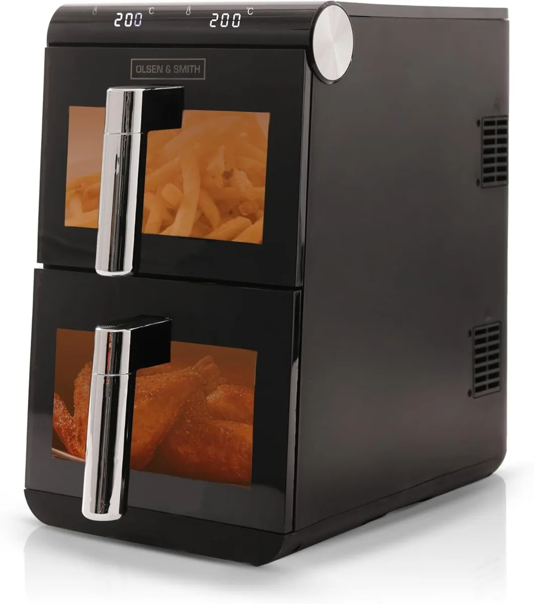11L Vertical Dual Stack Air Fryer with Two 5.5L - Image 1