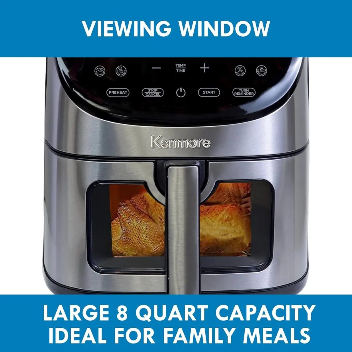 Kenmore Family Size 7.8L Air Fryer Programmable - Image 4