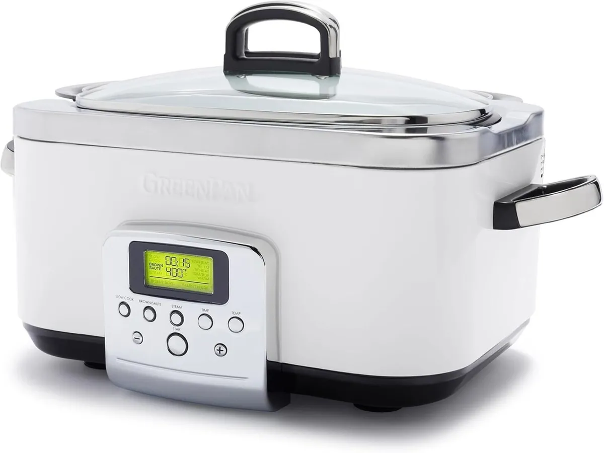 Elite 8-in-1 Programmable 6L Electric Slow Cooker - Image 1