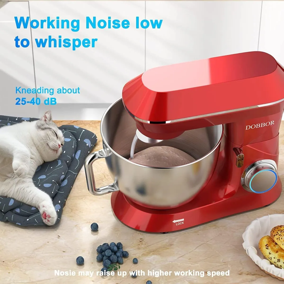 8.5L Stand Mixer 1500W 7 Speeds Food Mixers for - Image 3