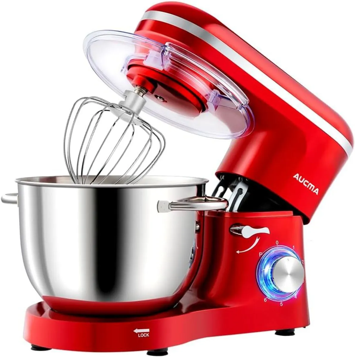 Stand Mixer 6.2L Food 1400W Tilt-Head Electric - Image 1