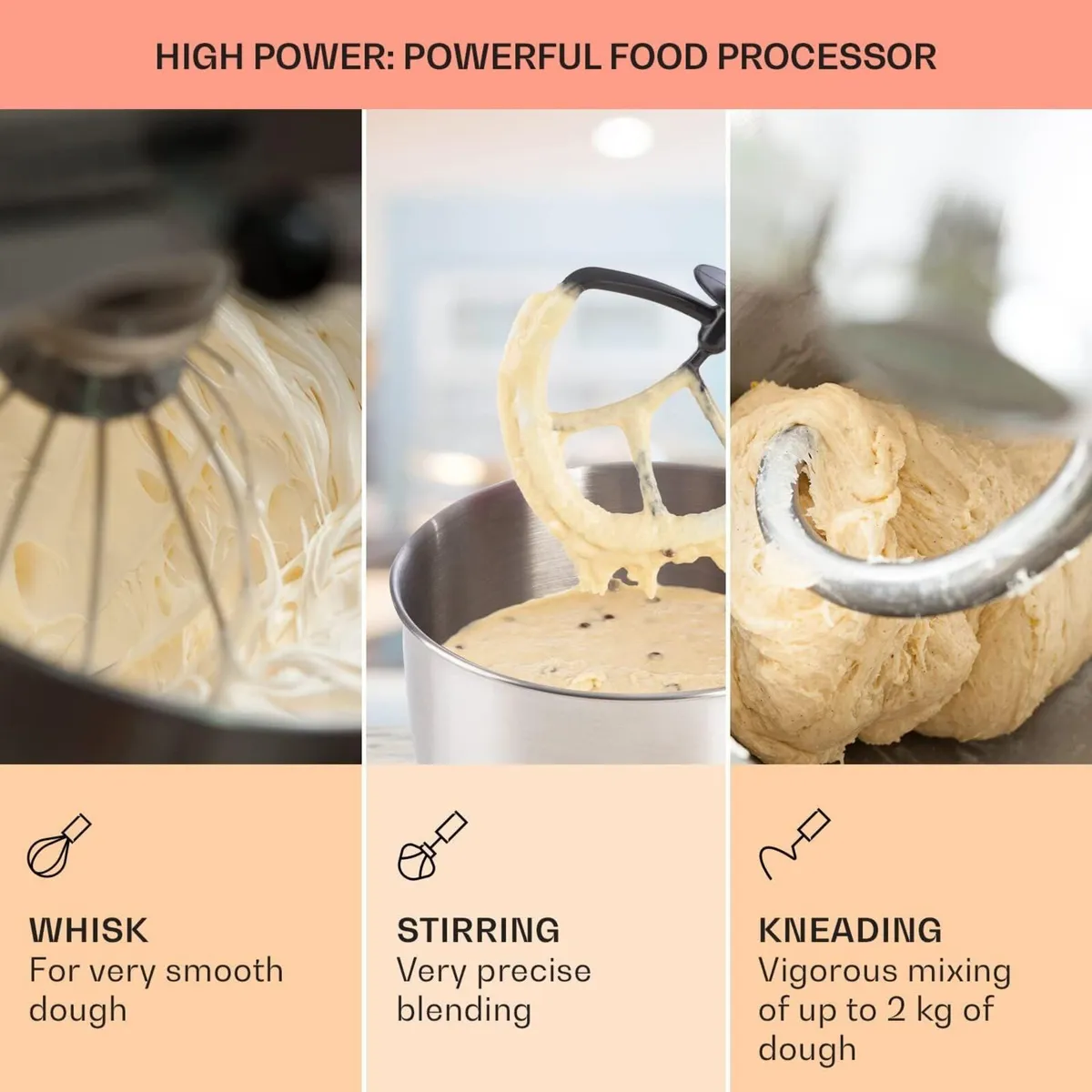 Bella Pico 2G - Stand Mixer Food Processor 6 - Image 3