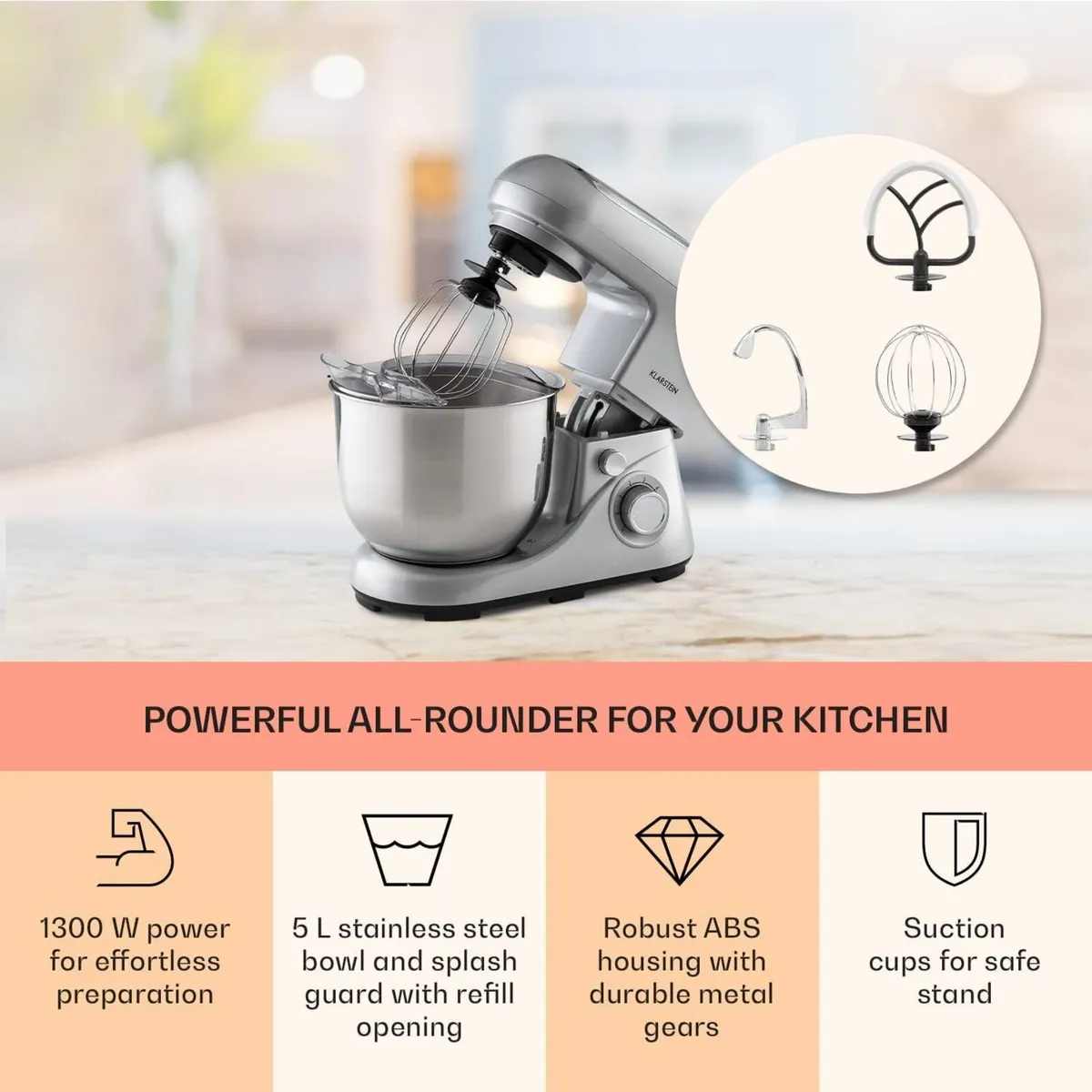 Bella Pico 2G - Stand Mixer Food Processor 6 - Image 4