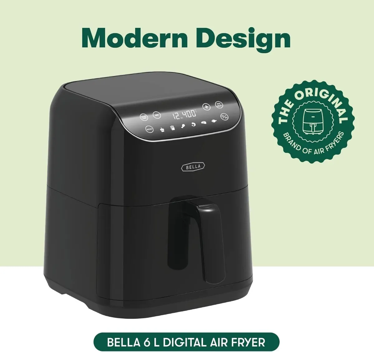 6 L Touchscreen Air Fryer with Preset Cooking - Image 2