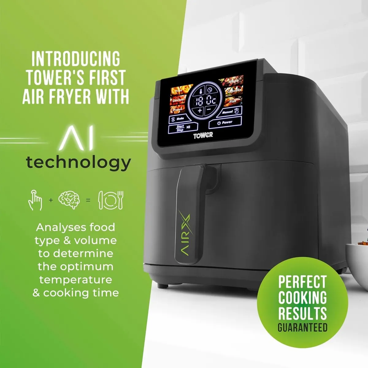 8L AIRX Digital Single Basket Air Fryer with A.I. - Image 4