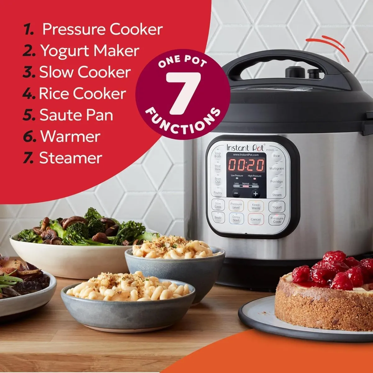 Duo 7-in-1 Electric Multi-Cooker 5.7L - Brushed - Image 3