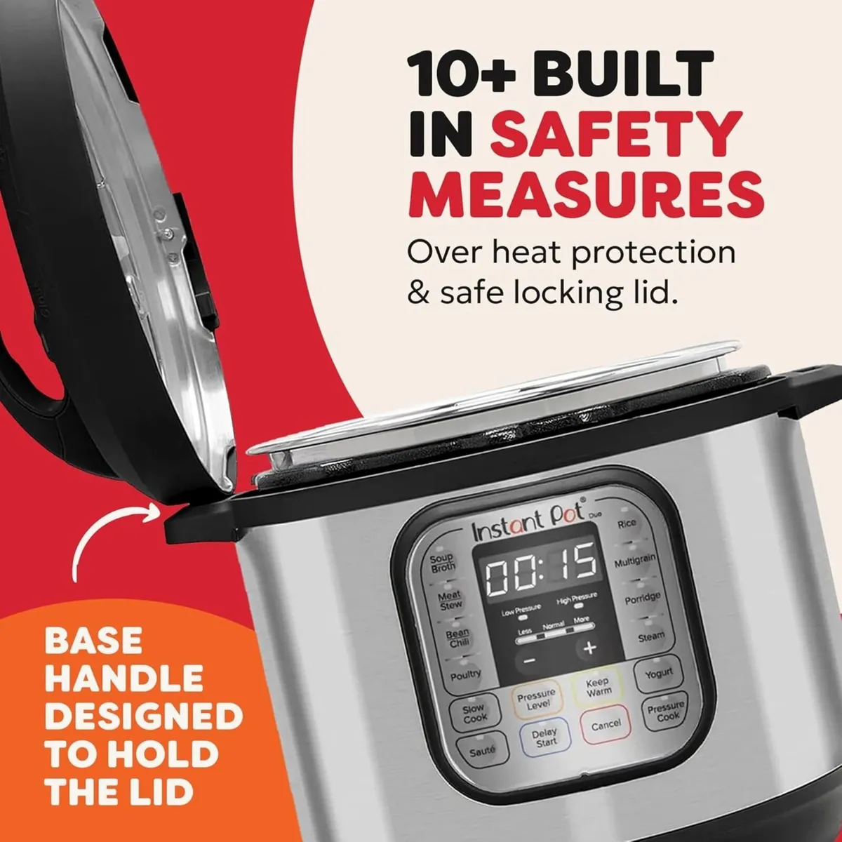 Duo 7-in-1 Electric Multi-Cooker 5.7L - Brushed - Image 4