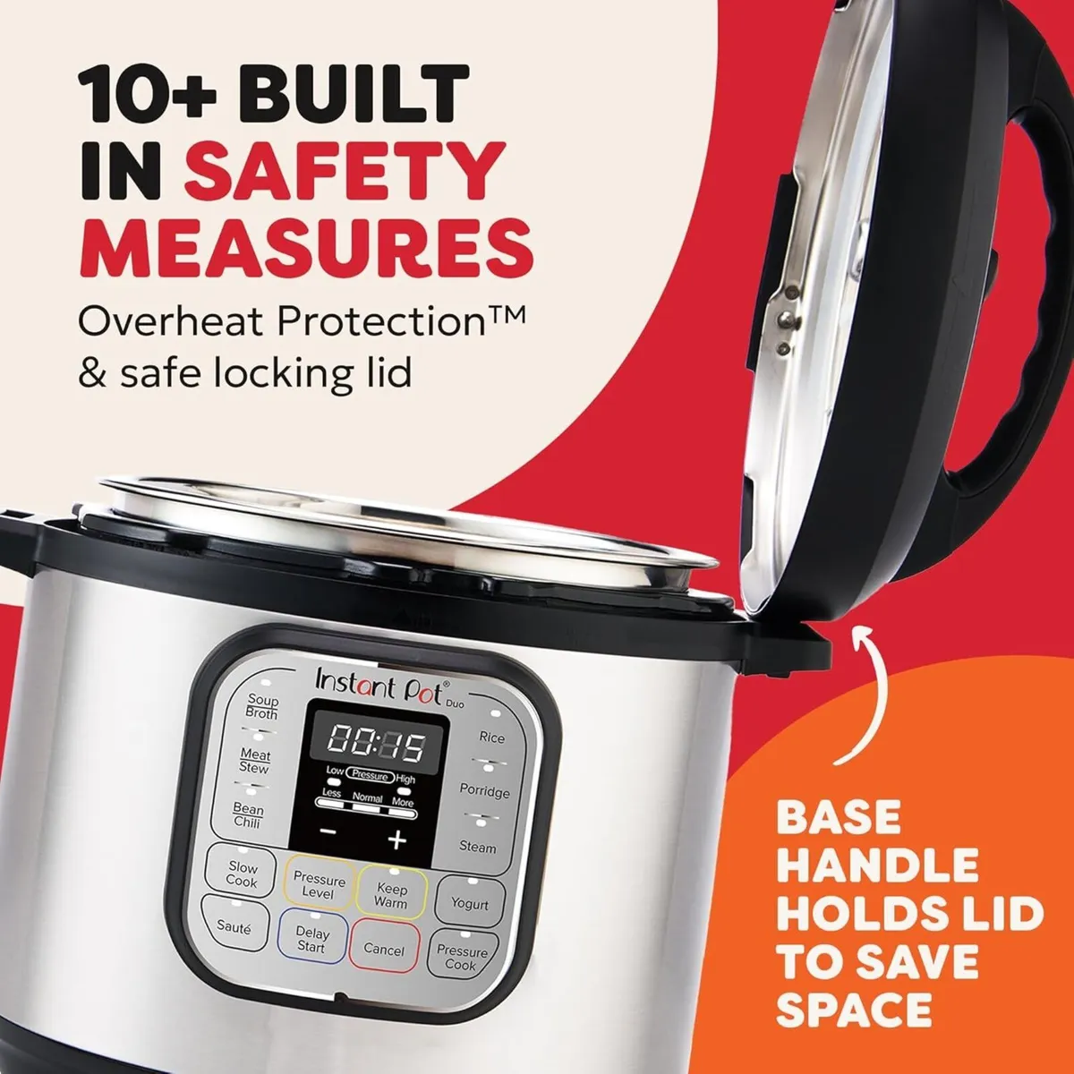 DUO MINI 3L Electric Pressure Cooker. 7-in-1: - Image 4