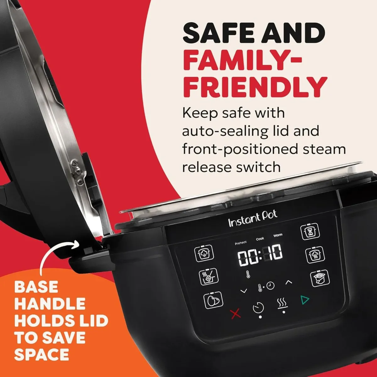 3.8L Multicooker 7-in-1 Smart Cooker - Pressure - Image 4