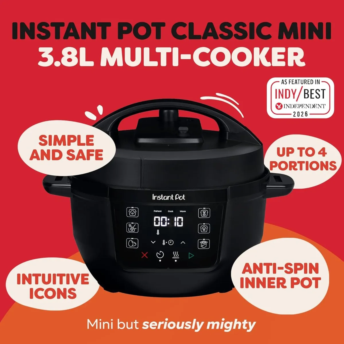 3.8L Multicooker 7-in-1 Smart Cooker - Pressure - Image 2