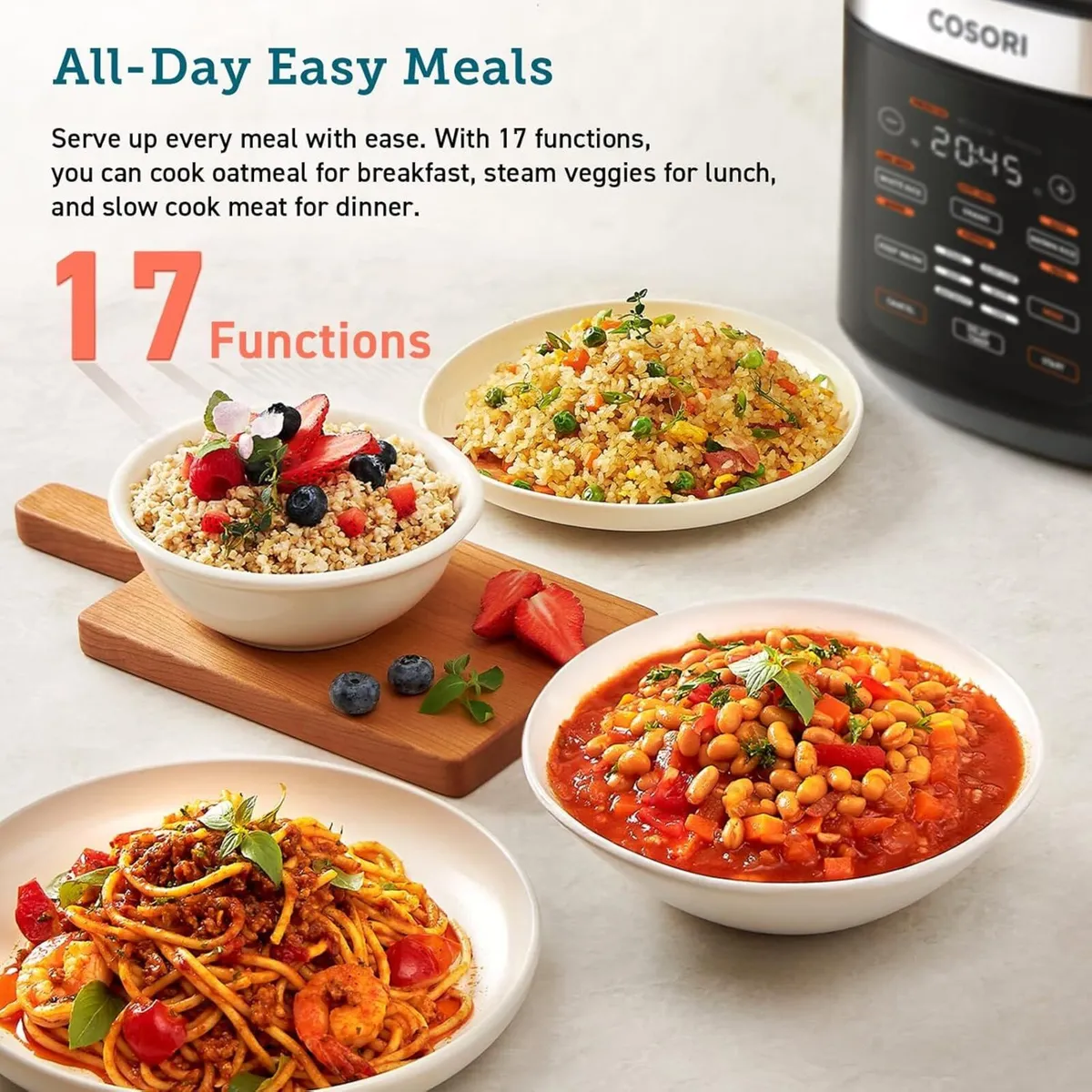 Rice Cooker Slow Steamer with Ceramic Coated - Image 3