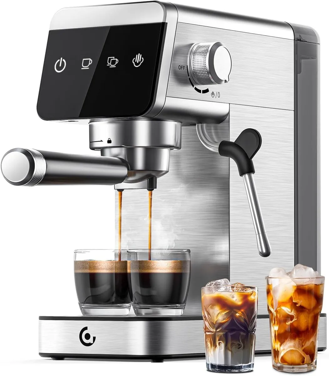 Coffee Machine 20 Bar 1350W Espresso Compact - Image 1