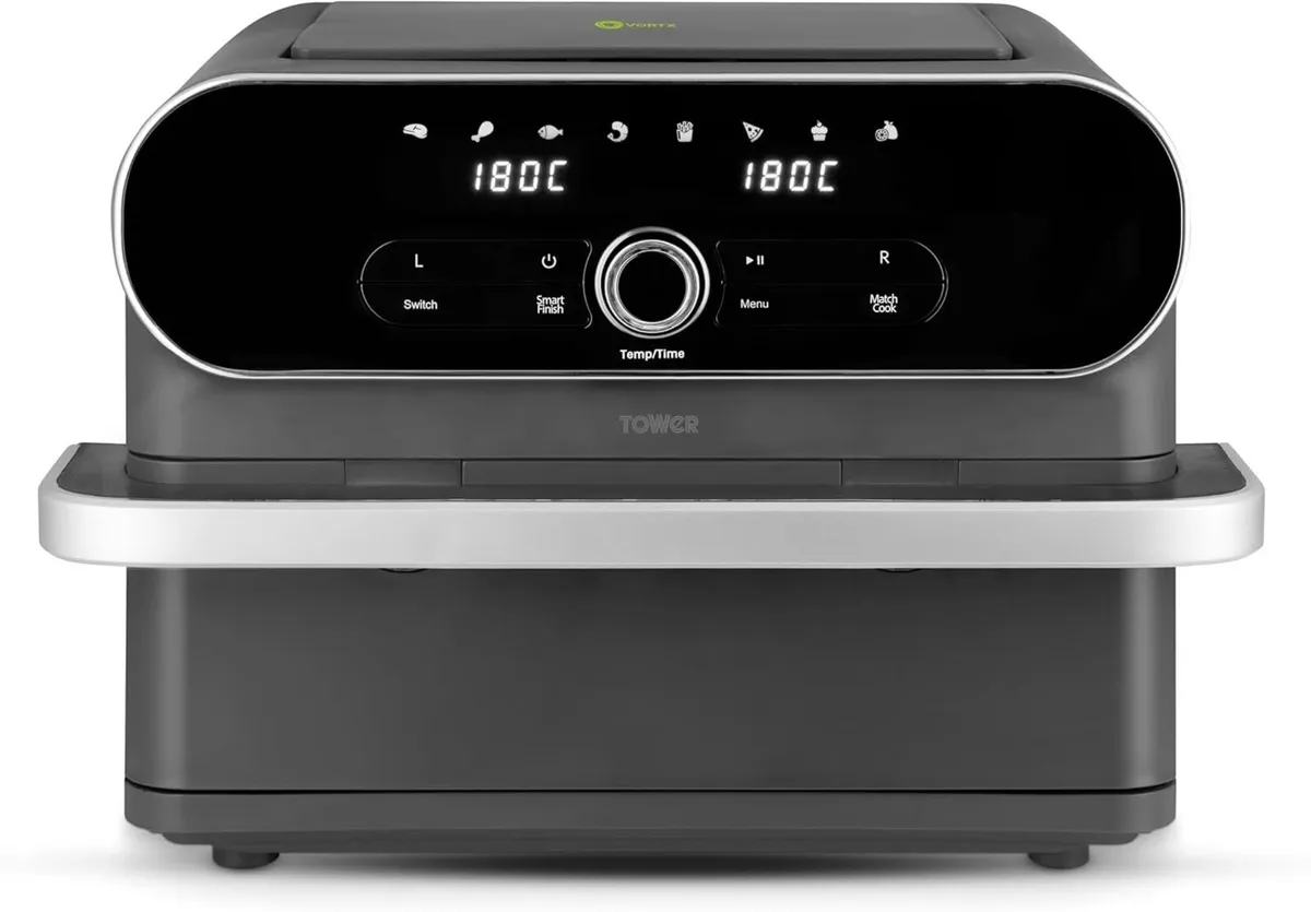 T17200 Elite Flexi-Drawer Air Fryer with Divider - Image 1