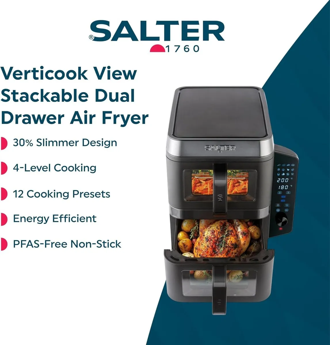 VertiCook View Stackable Air Fryer - Vertical - Image 3