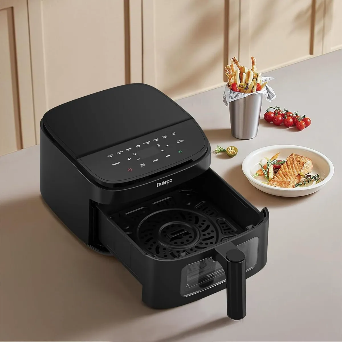 Air Fryer 8-in-1 4.5L with DC Motor Space-Saving - Image 2