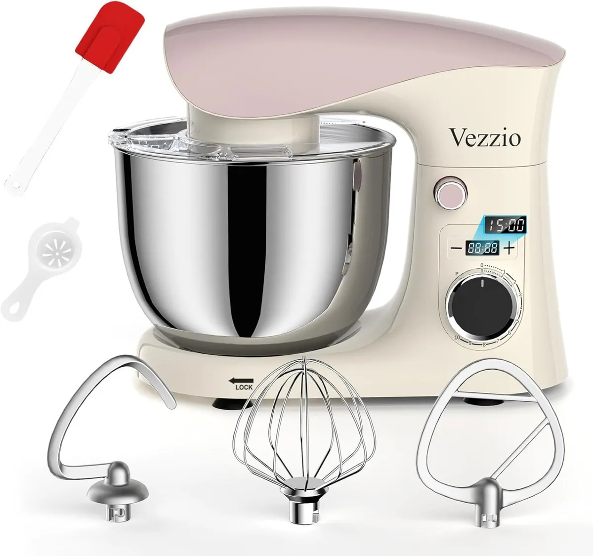 Small Stand Mixer 1500W 10-Speed Food Mixers For - Image 3