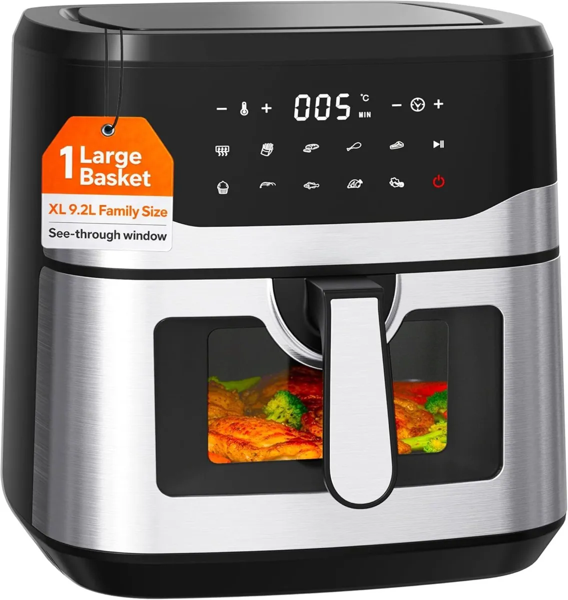9.2L XXL Air Fryer Family Size with Viewing - Image 1