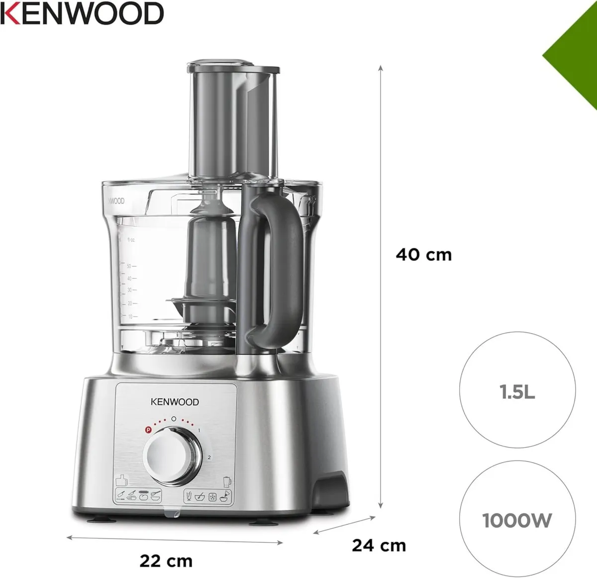 FDP65.180SI 2 in 1 Food Processor Multipro - Image 3