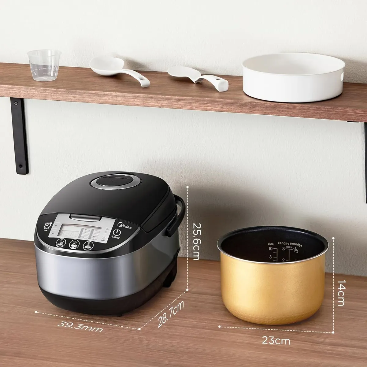 Rice Cooker With Steamer 10 cup 5 Litre 11 - Image 2