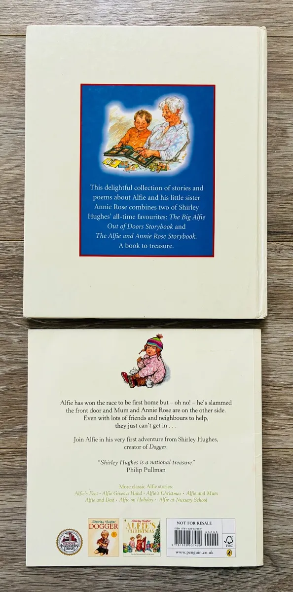 Alfie children's books by author Shirley Hughes - Image 1