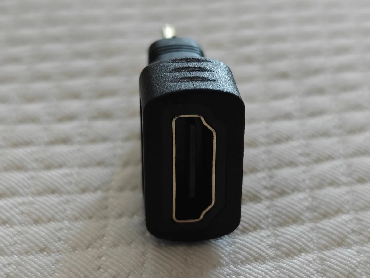 MINI HDMI A TO HDMI F ADAPTER - Image 1