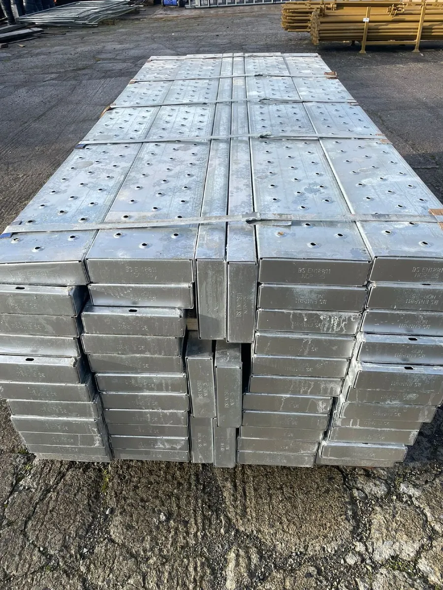 Galvanised 8ft Scaffolding Boards - Image 2