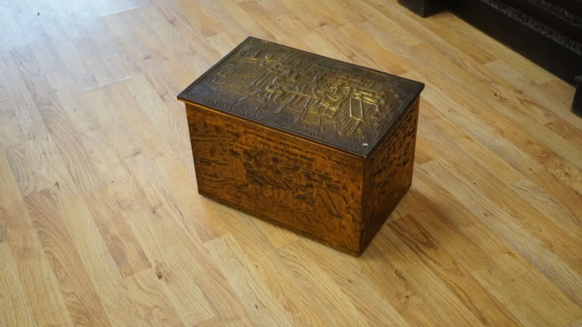Brass Coal Box - Image 1