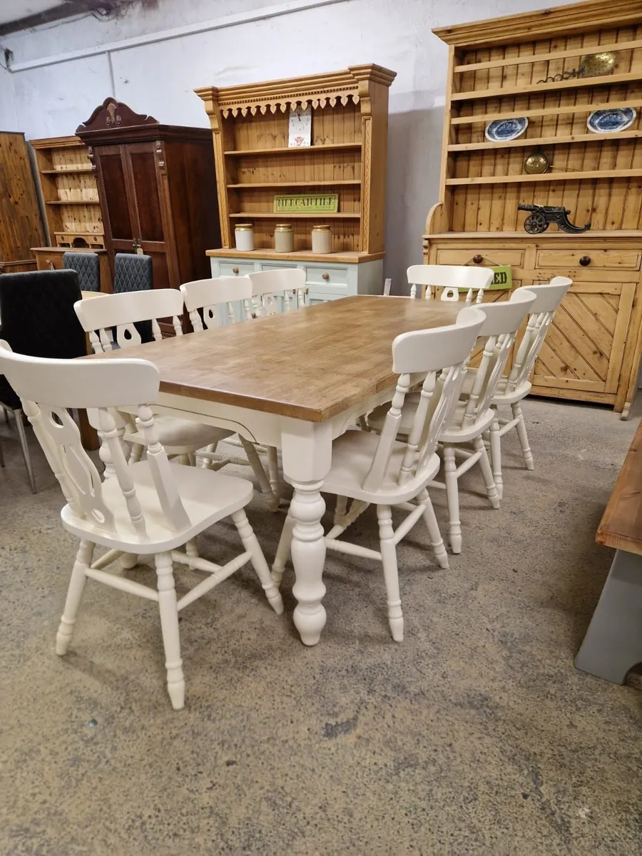 Tables, chairs,  pine workshop - Image 1