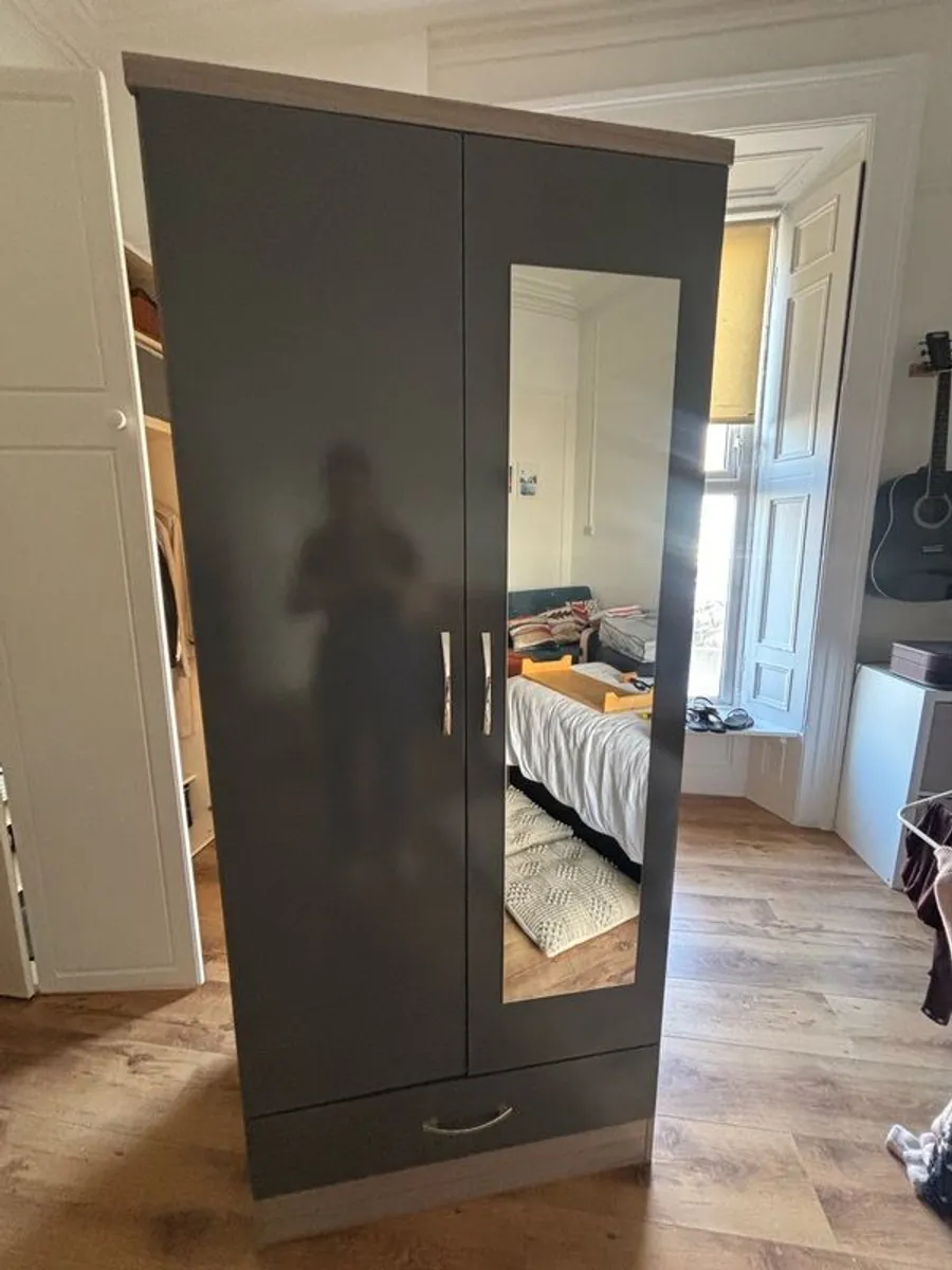 Wardrobe with Mirror - Image 1