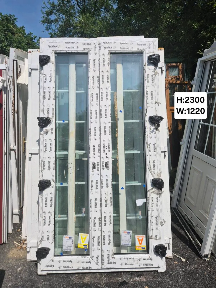 PVC FRENCH DOORS NEW