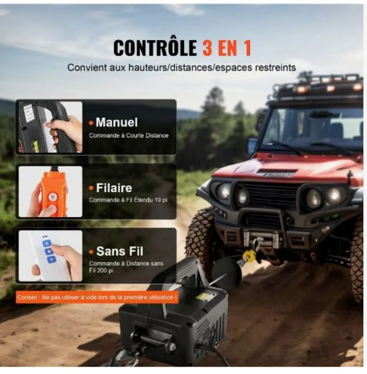 3-in-1 Portable Electric Hoist Winch - Image 3