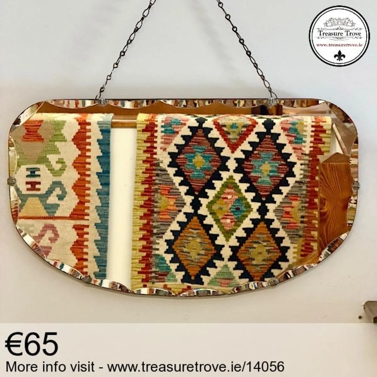 Mid-century vintage retro mirrors - Image 1