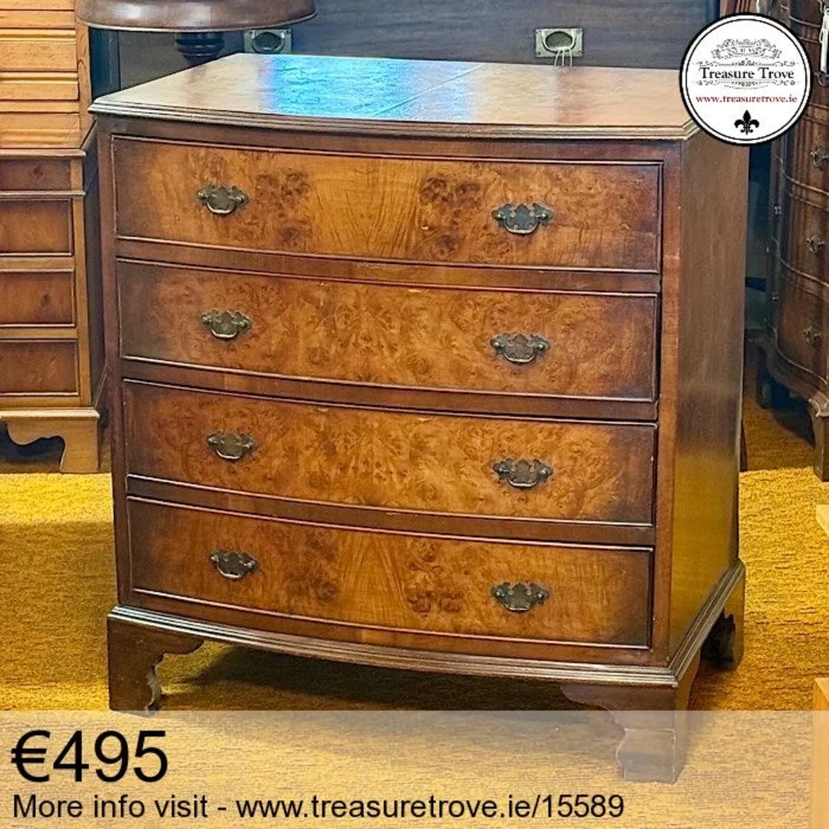 Small Vintage Chest of Drawers - Image 3