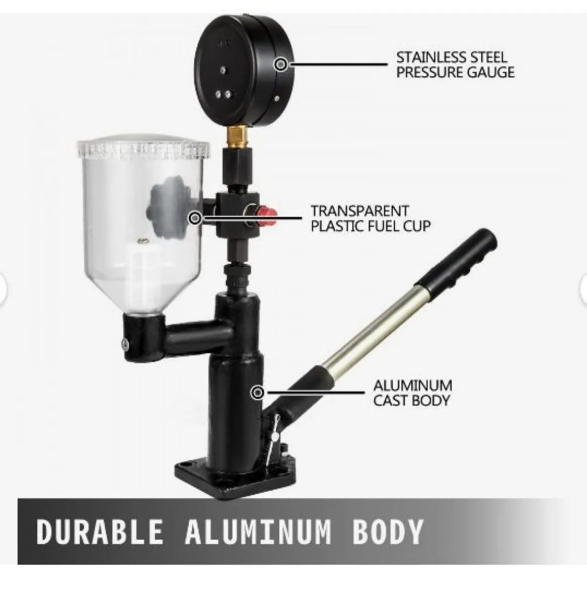 600 Bar Injector Tester 0.8L Fuel Pressure - Image 2
