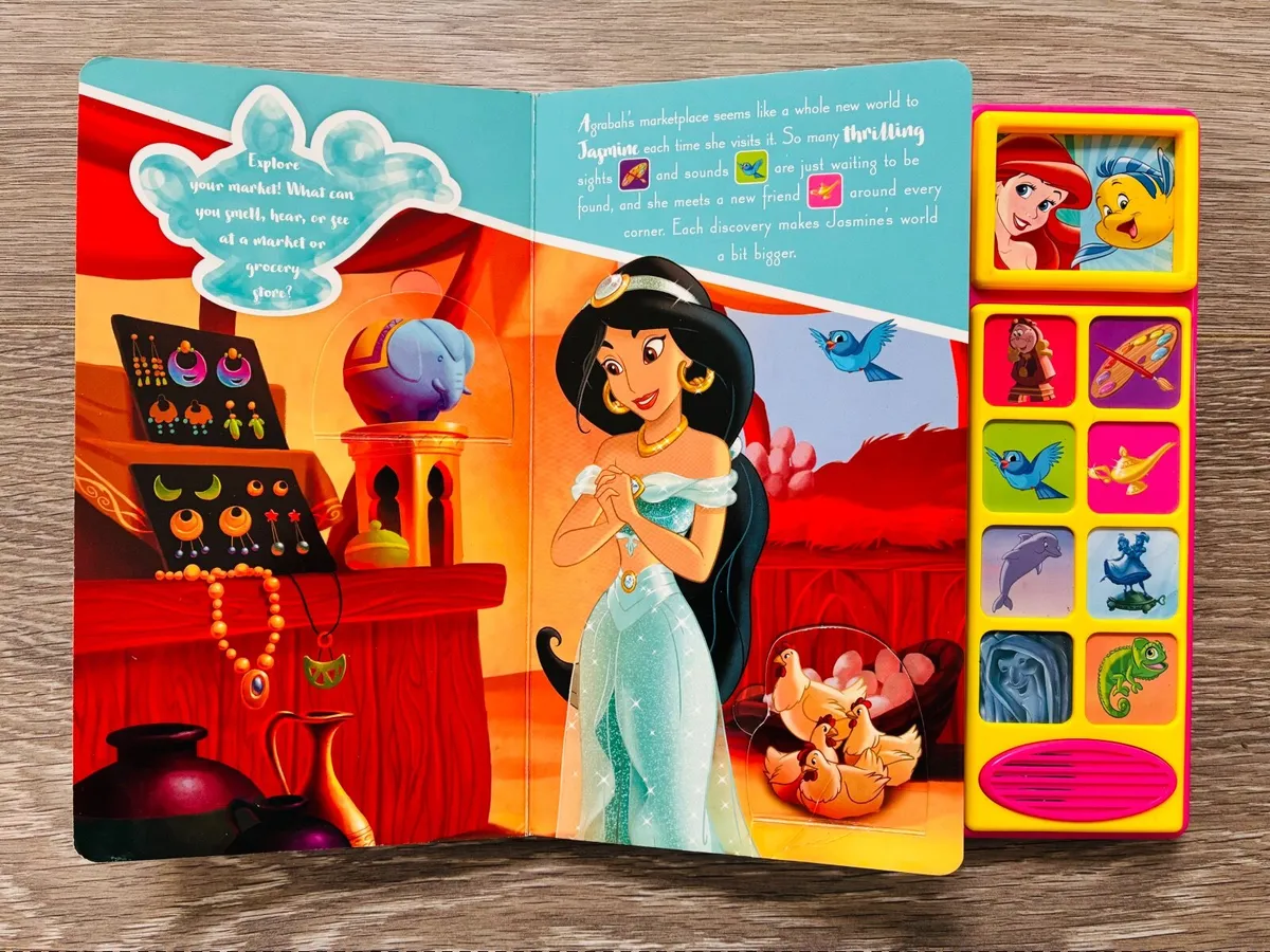 Disney Princess Lift-a-Flap Sound Book & FREE Barb - Image 4