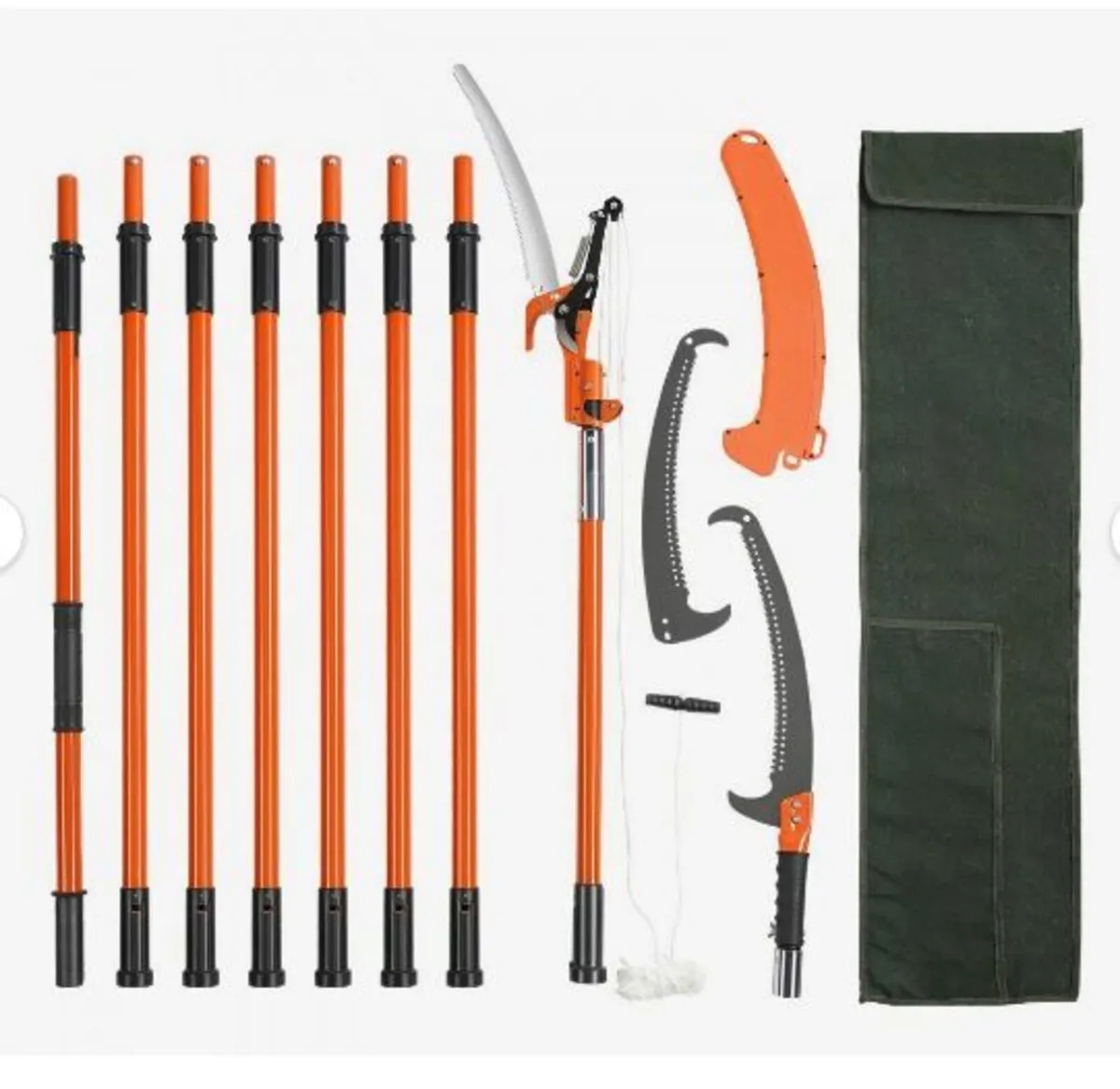 Manual Pole Saw, 2.2-8.2 m Extendable - Image 1