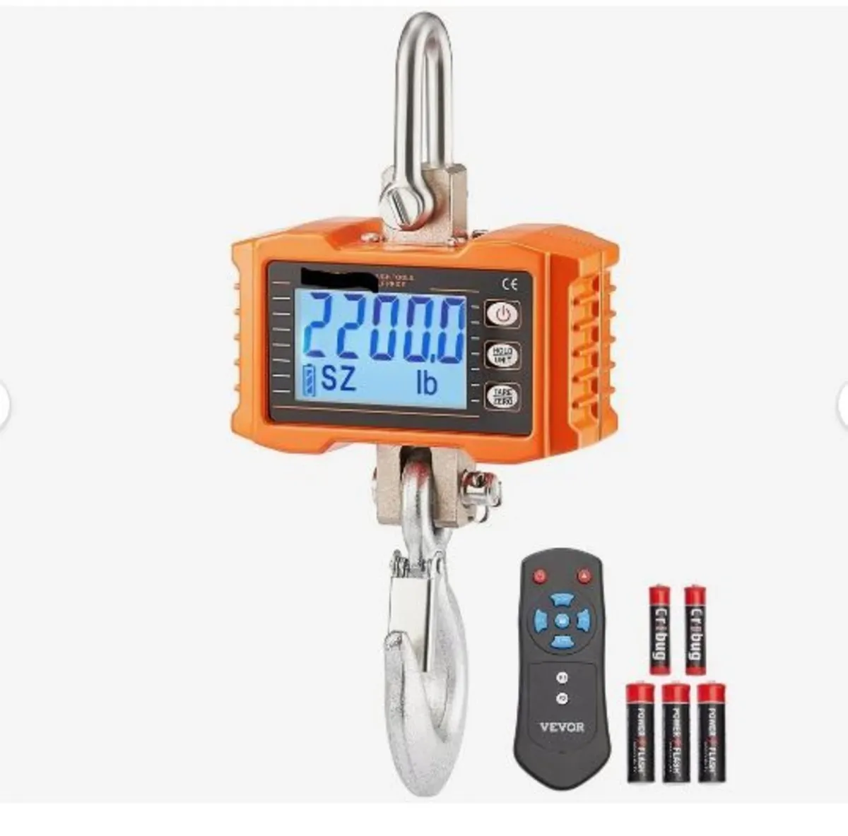 Digital Crane Scale, 2200 lbs/1000 kg - Image 3