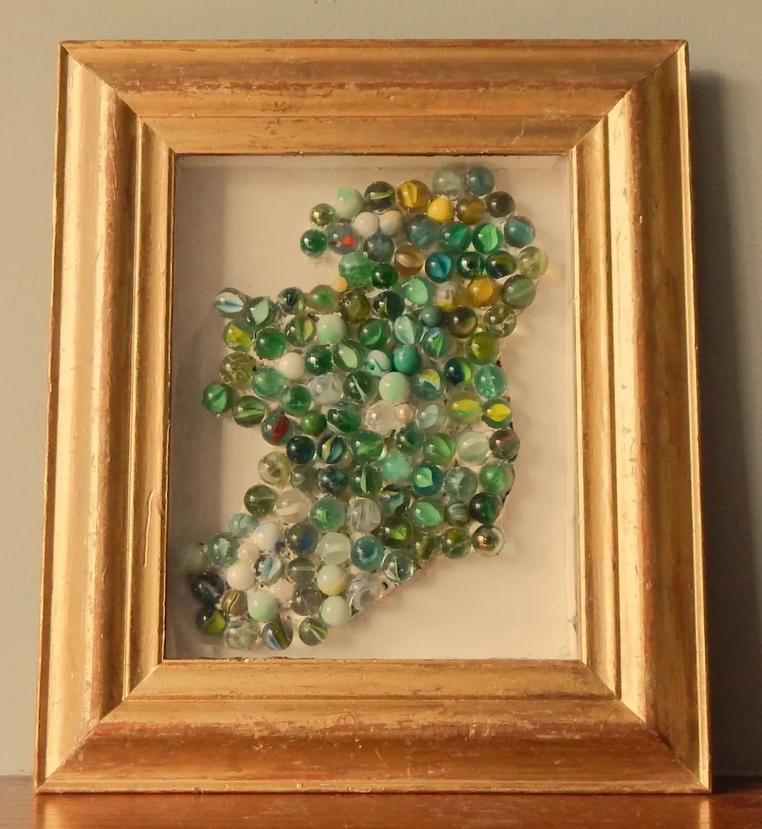 Vintage Handmade Shadow Box Diorama of Ireland - Image 1