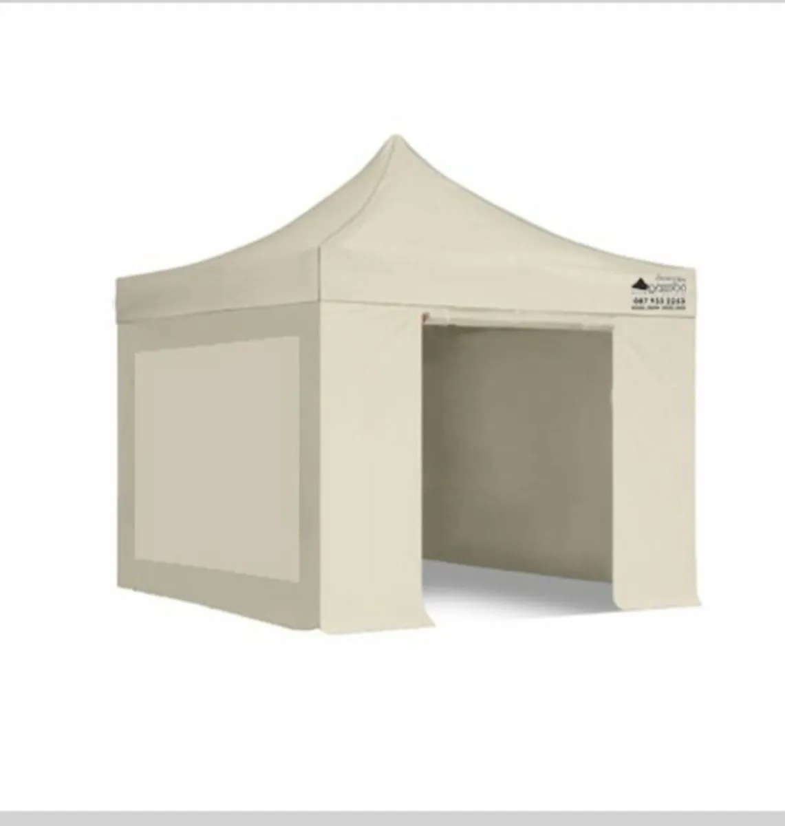 3x3m Industrial PopUP Gazebo Alu50Hex - Image 2