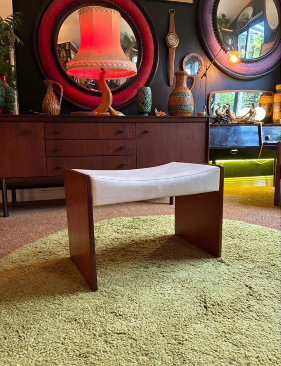 Mid Century Footstool - Image 4